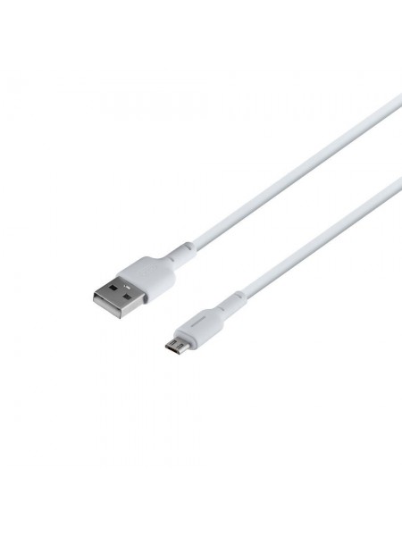 Кабель XO NB112 USB — microUSB 3A Max 1 м Білий