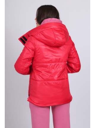 Куртка жіноча Актуаль червона лак 9333 42