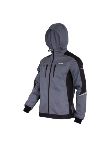 Куртка Lahti Pro Slim-Fit 40418 S Чорно-сіра