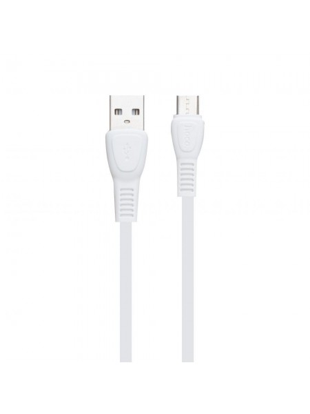 Кабель Hoco USB X40 Noah USB — microUSB 2.4 А 1 m Білий