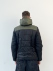 Зимова куртка "Європейка" Nike хакі-чорна S (1676227897)
