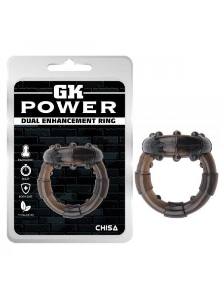 Ерекційна насадка на пінис Chisa Dual Enhancement Ring