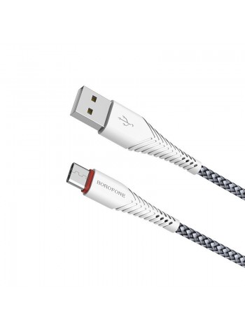 Кабель USB Borofone BX25 Powerful для зарядки та передачі даних для USB-C він же Type-C, 1м, нейлонова оплетка