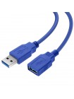 Кабель подовжувач для USB-порту Addap UM2F-01 USB 3.0 Male to USB 3.0 Female 5 Гбіт/с 1 м