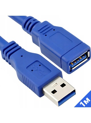 Кабель подовжувач для USB-порту Addap UM2F-01 USB 3.0 Male to USB 3.0 Female 5 Гбіт/с 1 м