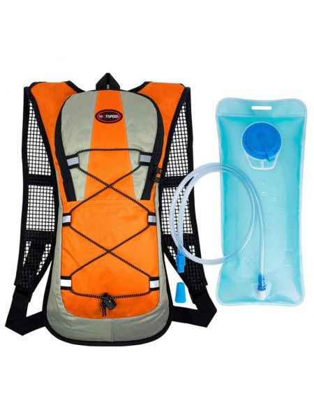 Рюкзак гідратор для води — питна система Hotspeed 2L Жовтогарячий (100869)