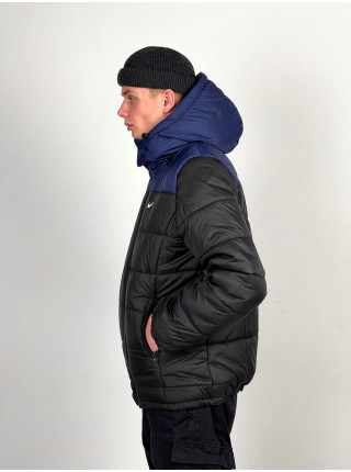 Зимова куртка "Європейка" Nike синьо-чорна M (1592560834/1)