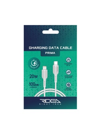 Кабель Ridea RC-M231 Prima 20W Type C to iPhone / iPad 3A 1 m White