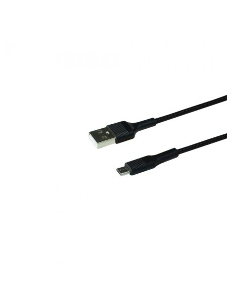 Кабель Ridea RC-M112 Fila Fast Charging 60W USB - microUSB 3A 1 m Black