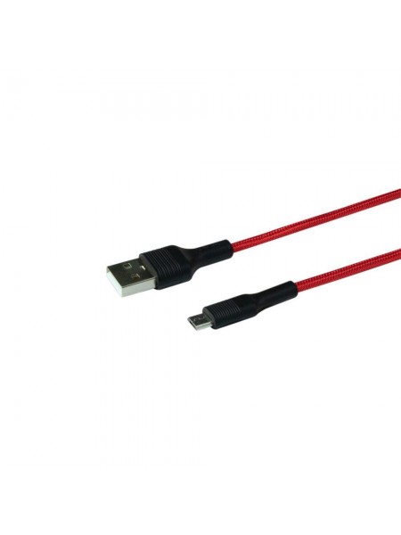 Кабель Ridea RC-M112 Fila Fast Charging 60W USB - microUSB 3A 1 m Red-Black