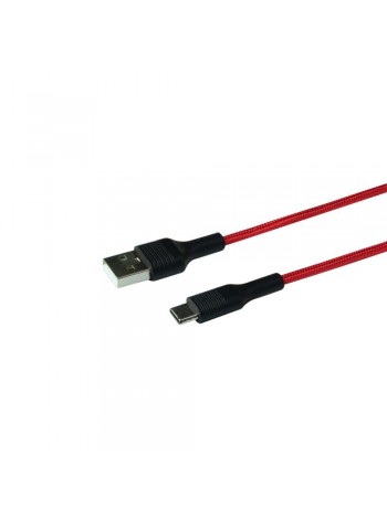 Кабель Ridea RC-M122 Fila Fast Charging 60W USB – Type C 3A 1 m Red-Black