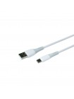 Кабель Ridea RC-M123 Spring 60W USB – Type C 3A 1 m White