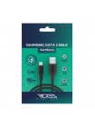 Кабель Ridea RC-M134 Soft Silicone 12W iPhone 2.4A 1 m Black