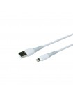 Кабель Ridea RC-M133 Spring 12W USB - Lightning 2.4A 1 m White