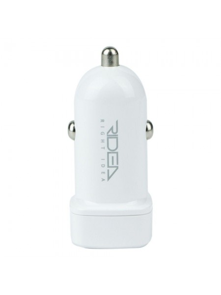 Автомобільний зарядний пристрій Ridea RCC-21312 Grand 12 W USB і Lightning 2.4A White