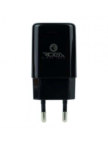 Мережевий зарядний пристрій Ridea RW-11311 Element Fast Charging USB — Lightning 2.1 A Black