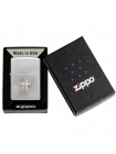 Запальничка бензинова Zippo 205 Cross Design Срібляста (48581)