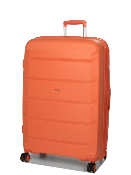Валіза велика L поліпропілен Airtex 646 119 л 79,5×52×30 см Жовтогаряча