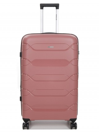 Валіза велика L поліпропілен Worldline Airtex 282 109 л 74×47×30 см Рожеве золото