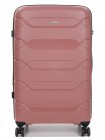 Валіза велика L поліпропілен Worldline Airtex 282 109 л 74×47×30 см Рожеве золото