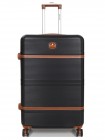 Валіза велика L ABS-пластик Worldline Airtex 629 76×52×30 см 110 л Чорна