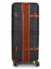 Валіза велика L ABS-пластик Worldline Airtex 629 76×52×30 см 110 л Чорна