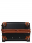 Валіза велика L ABS-пластик Worldline Airtex 629 76×52×30 см 110 л Чорна