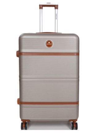 Валіза велика L ABS-пластик Worldline Airtex 629 76×52×30 см 110 л Шампань