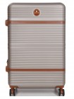 Валіза велика L ABS-пластик Worldline Airtex 629 76×52×30 см 110 л Шампань