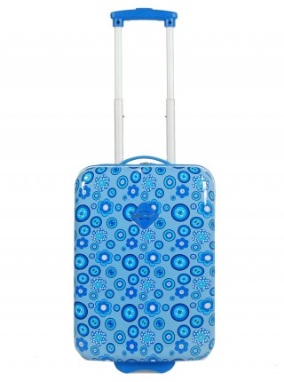 Дитяча валіза маленька S ABS-пластик Madisson Snowball 65218 49,5×32,5×20 см 25 л Синя