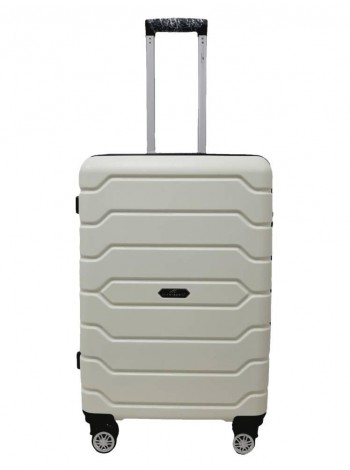 Валіза середня M поліпропілен Madisson Snowball 01103 67×45×27 см 73 л Біла