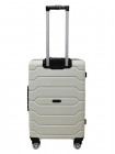 Валіза середня M поліпропілен Madisson Snowball 01103 67×45×27 см 73 л Біла