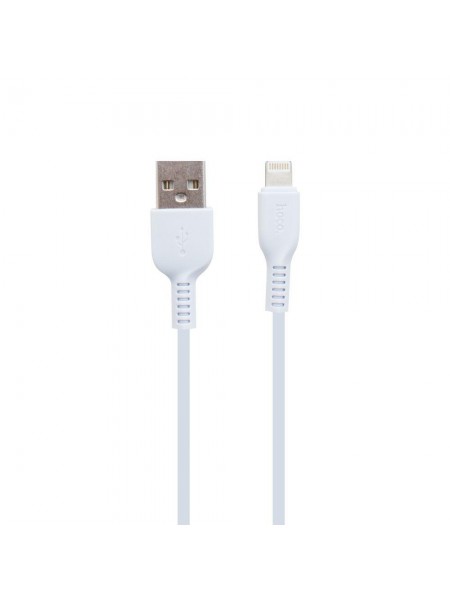 Кабель Hoco X20 Flash charging cable USB - Lightning 2 m White