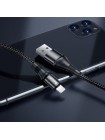 Кабель Hoco X50 Excellent USB на Lightning 1 m 2.4A Black