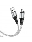 Кабель Hoco X50 Excellent USB на Micro-USB 1 m 2.4A Grey