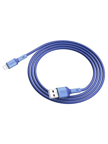 Кабель для заряджання передавання даних USB Hoco X65 Prime USB на Lightning 1 m 2.4A Blue