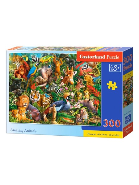 Пазли Castorland Дивовижні тварини 300 елементів (B-030491)