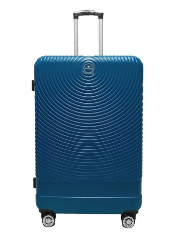 Валіза велика L ABS-пластик Worldline Airtex 652 78×52×34 см 128 л Синя