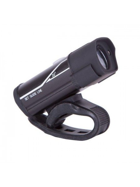 Велосипедний ліхтар велофара акумуляторний WDS WD 422 Black