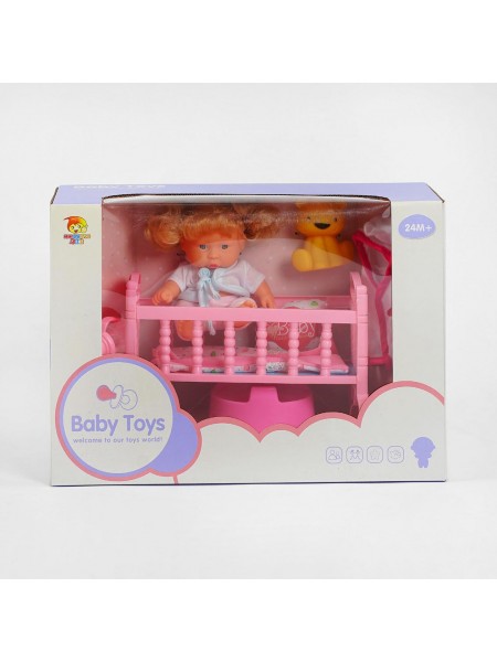 Пупс функціональний з аксесуарами Baby Toys 18,5 см Multicolor (126736)