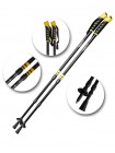 Трекінгові палиці National Geographic Anti-Shock Walking Poles 66,5-135 см Чорний з жовтим