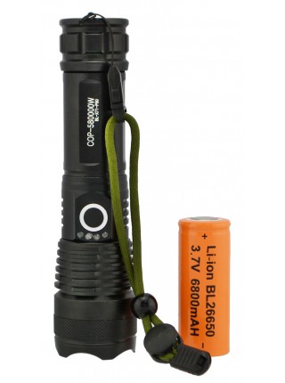 Тактичний ручний ліхтарик X-Balog BL-X71-P50 Black (3_02518)