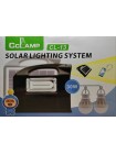 Портативна система освітлення CCLAMP CL-13 Ліхтар із сонячною панеллю + 2 LED-лампи 4500 mAh (3_02830)