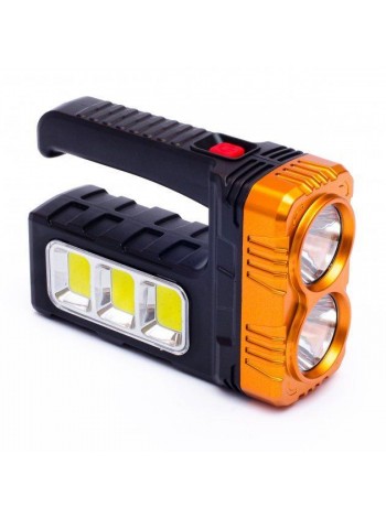 Ліхтар переносний Hotter Mouse 7701-A із сонячною панеллю 1000 mAh Orange-Black (3_02954)