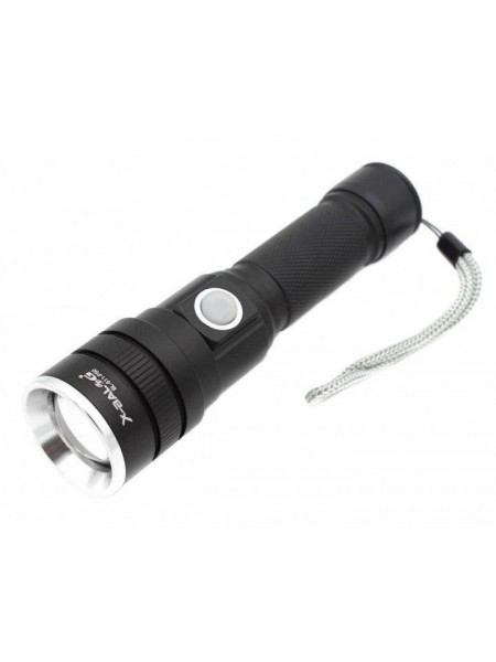 Тактичний ручний ліхтарик X-Balog BL-611-P50 Black (3_03044)