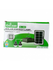 Портативна система освітлення CCLAMP CL-053 Ліхтар + 2 LED-лампи + сонячна панель 2200 mAh (3_03157)
