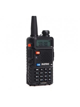 Рація Baofeng UV-5R з гарнітурою чорна