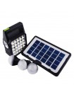 Сонячна зарядна станція GDTimes GD 105 сонячна панель + ліхтар + 3 лампи