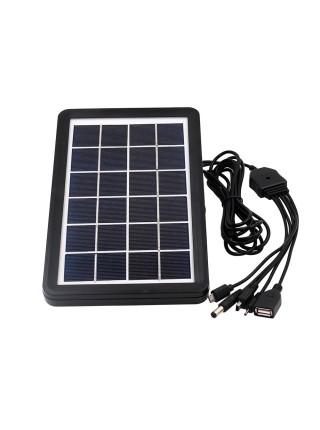 Сонячний зарядний пристрій Easy Power EP-0902 5в1 6 V 3 W Black (3_02832)