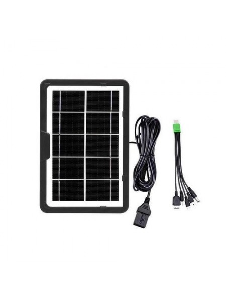 Сонячний зарядний пристрій CCLAMP CL-518WP 5 V 1.8 W Black (3_03090)